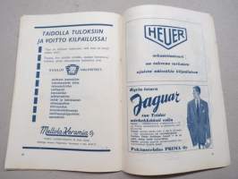 Suomi-Ruotsi yleisurheilumaaottelu 1956 -käsiohjelma / program book Finland-Sverige landskamp