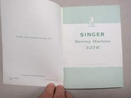 Singer 327 K Sewing Machine -käyttöohjekirjaan liittyvä kuvasto