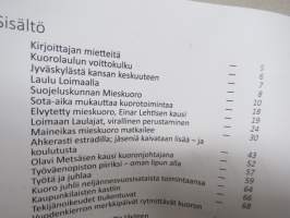 Ei laulamasta lakkaa... - Loimaan mieskuorolaulun aiheita