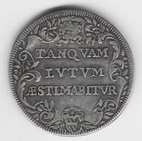 Vatikaani 1 Testone 1685 Innocent XI - kolikko hopeaa 9,06 g 0.915