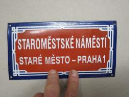 Stare Mesto - Praha 1 -emalikyltti, matkamuisto, uustuotantoa