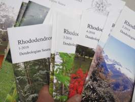 Rhododendronlehti 23 kpl lehtiä vv. 2014-2020