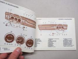 Renault 12 / 12 L &amp; TL R 1170 / TS &amp; Automatic R 1177 / Break L &amp; TL R 1330 -käyttöohjekirja