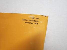 Renault 12 / 12 L &amp; TL R 1170 / TS &amp; Automatic R 1177 / Break L &amp; TL R 1330 -käyttöohjekirja