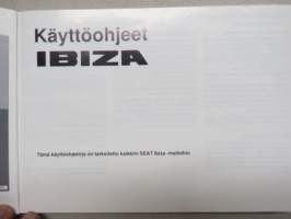 Seat Ibiza 1999 -käyttöohjekirja