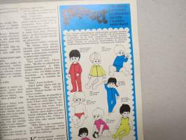 Me Naiset 1970 nr 10, 11.3.1970, Ponchokilpailu, Sylvi Kekkonen 70 v., Soppaa - soppaa, Lapsi nyt vai myöhemmin, Näyttelijä Riitta Selin, Peppi - Inger Nilsson, ym.