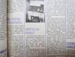 Me Naiset 1970 nr 10, 11.3.1970, Ponchokilpailu, Sylvi Kekkonen 70 v., Soppaa - soppaa, Lapsi nyt vai myöhemmin, Näyttelijä Riitta Selin, Peppi - Inger Nilsson, ym.