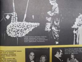 Me Naiset 1970 nr 10, 11.3.1970, Ponchokilpailu, Sylvi Kekkonen 70 v., Soppaa - soppaa, Lapsi nyt vai myöhemmin, Näyttelijä Riitta Selin, Peppi - Inger Nilsson, ym.