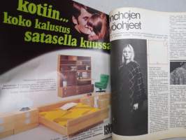 Me Naiset 1970 nr 10, 11.3.1970, Ponchokilpailu, Sylvi Kekkonen 70 v., Soppaa - soppaa, Lapsi nyt vai myöhemmin, Näyttelijä Riitta Selin, Peppi - Inger Nilsson, ym.