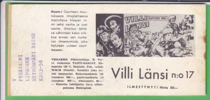 Viidakko 1958 N:o 17.  Lehden neljäs vuosikerta.