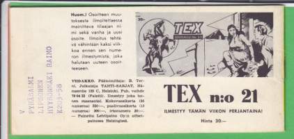 Viidakko 1958 N:o 21.  Lehden neljäs vuosikerta.