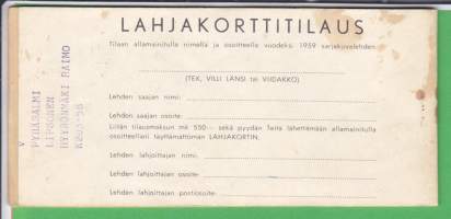 Viidakko 1958 N:o 26.  Lehden neljäs vuosikerta.