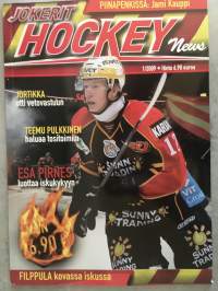 Jokerit Hockey News 2009/1 Piina penkissä: Jami Kauppi....Jortikka, Pulkkinen, Pirnes, Filppula