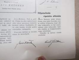 Turun Sanomat nr 11228, 19.11.1938 Juhlanumero - Arvo Ketonen 50-vuotias, Turun Sanomien päätoimittajan (ja omistajan) elämänvaiheita