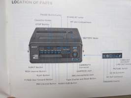 Sony Vide cassette Recorder SL-3000E Operating instructions, Mode d´emploi, Bedienungsanleitung, Gebruiksaanwijzing, Bruksanvisning -monikielinen käyttöohje