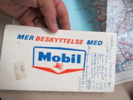 Automobilveier i Nord-Norge - KNA Bilkarta 1964 - Pohjois-Norja, tiekartta