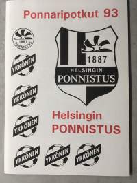 Helsingin Ponnistus - Ponnaripotkut -93 Kausijulkaisu