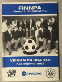 FinnPa Finnairin palloilijat ry -Käsiohjelma 1993  (Kausijulkaisu)