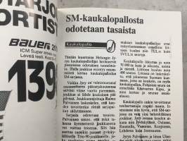 SM-kaukalopallo -  Helsingin Jyry  Kausijulkaisu