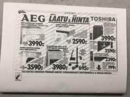 LäKi AEG-Elektra-Turnaus 23.-24.3.1991 Tikkurilan jäähallissa käsiohjelma