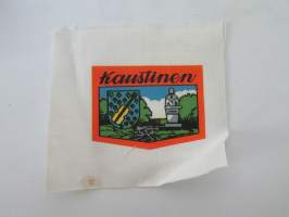 Kaustinen -kangasmerkki, matkailumerkki, leikkaamaton