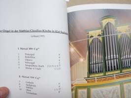 Hinrich Otto Paschen Orgelbau -esitekirja, sisältää referensseja tuotannosta mm. Die Orgel in Kerava - Shirajuri Women´s College, Fuchu Kulturzentrum, Katzoe