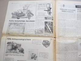 Koneviesti 1960 nr 3, 10.2.1960, Fella kevytsitoja, FBG-hitsausampiainen, Ojittaminen ja ojituskoneita, Akkuhuolto, Kyläkorjaamoiden tarve, Wihuri Wilke esittely...