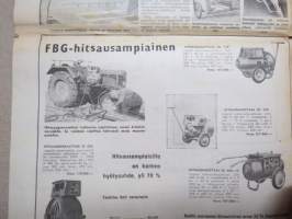 Koneviesti 1960 nr 3, 10.2.1960, Fella kevytsitoja, FBG-hitsausampiainen, Ojittaminen ja ojituskoneita, Akkuhuolto, Kyläkorjaamoiden tarve, Wihuri Wilke esittely...