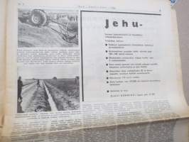 Koneviesti 1960 nr 3, 10.2.1960, Fella kevytsitoja, FBG-hitsausampiainen, Ojittaminen ja ojituskoneita, Akkuhuolto, Kyläkorjaamoiden tarve, Wihuri Wilke esittely...