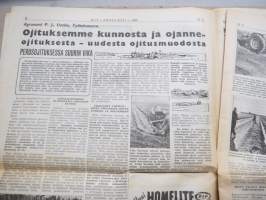 Koneviesti 1960 nr 3, 10.2.1960, Fella kevytsitoja, FBG-hitsausampiainen, Ojittaminen ja ojituskoneita, Akkuhuolto, Kyläkorjaamoiden tarve, Wihuri Wilke esittely...