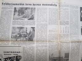 Koneviesti 1960 nr 3, 10.2.1960, Fella kevytsitoja, FBG-hitsausampiainen, Ojittaminen ja ojituskoneita, Akkuhuolto, Kyläkorjaamoiden tarve, Wihuri Wilke esittely...