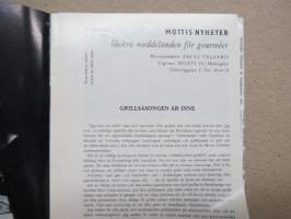 Mottis Nyheter 1972 nr 2 - läckra meddelanden för gourméer -Ravintola Motti asiakaslehti / restaurant customer magazine