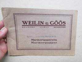 Weilin &amp; Göös - Marmoripapereita / Marmorpapper -mallikirja
