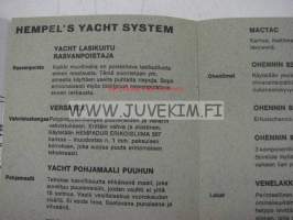 Hemple´s Yacht System pintakäsittelyohje 