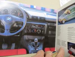 BMW 316i Compact 1994 -myyntiesite / sales brochure