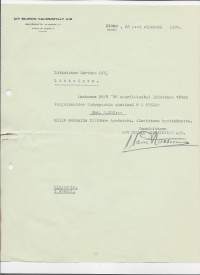 Siuron Valssimylly Oy Siuro 1936   firmalomake