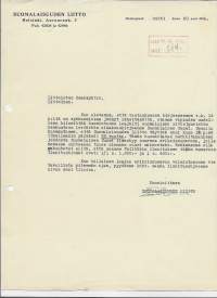 Suomalaisuuden Liitto 1936  firmalomake