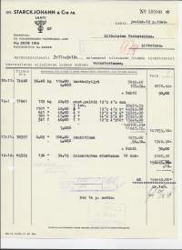 Starckjohann &amp; Co Oy 1949  firmalomake