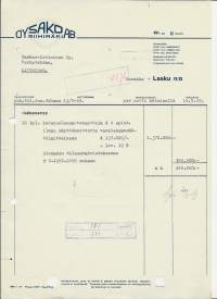 Sako Oy Riihimäki 1949   firmalomake