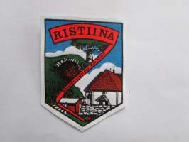Ristiina -kangasmerkki, matkailumerkki, leikkaamaton