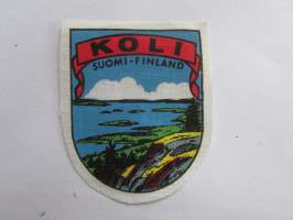 Koli Suomi - Finland -kangasmerkki, matkailumerkki, leikkaamaton