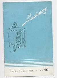 Machinery 1942 nr 10  -asiakaslehti