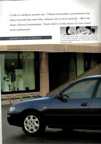 Myyntiesite Toyota Corolla, elokuu-95. Sivuja 24