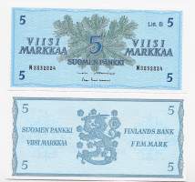 5 markkaa 1963 Litt B
