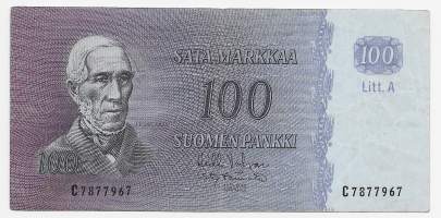 100 markkaa 1963 Litt A