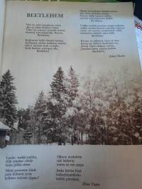 Kotilieden Joulu 1966 (joulukuu II nro 24) joulupäivän sininen hetki, Pietarsaaren leskiäidit, Tuusulan Halosenniemi
