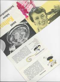 Uusi Kultanauha margariini  - tuote-esite 1960 l