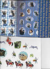 Doc Hudson My  sticker album sisältää tarroja ja Disney Pixa Ratatouille lähes täysi tarravihko