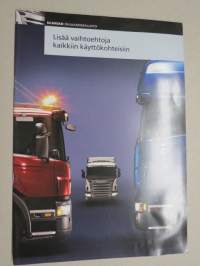 Scania ohjaamomallisto -myyntiesite / sales brochure