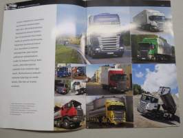 Scania ohjaamomallisto -myyntiesite / sales brochure